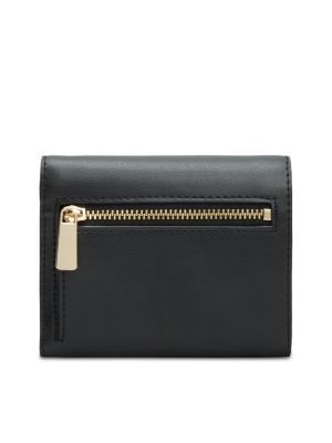black hilfiger icon trifold wallet for women tommy hilfiger