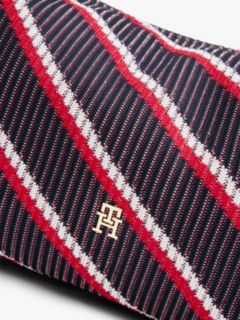 TH Monogram Signature Knit Hobo Bag — Blue 3