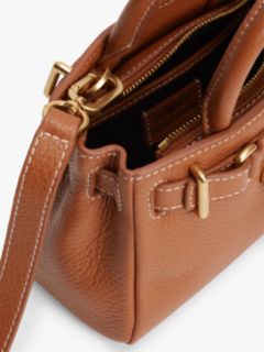 The American Icon Leather Micro Tote Bag — Brown 4