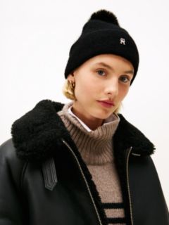Chic Pom Pom Beanie With Wool — Black 4
