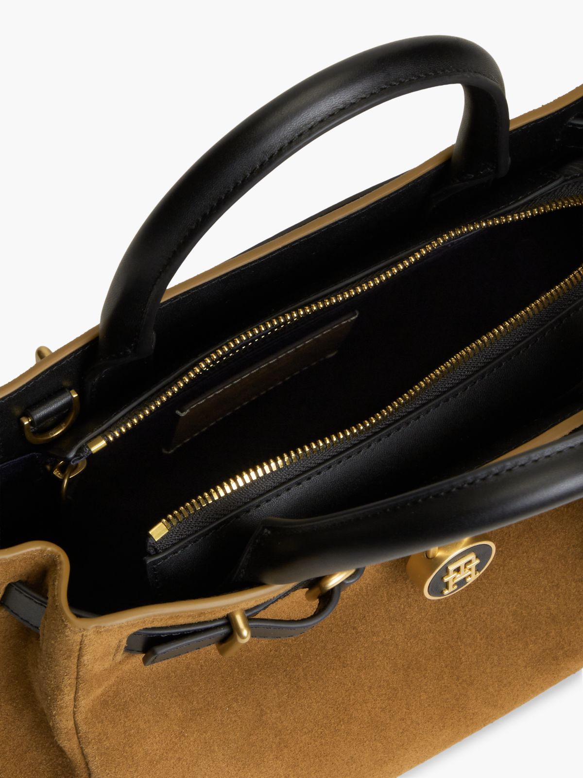 The American Icon Suede Tote Bag — Brown