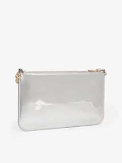 Hilfiger Icon Chain Strap Shoulder Pouch Bag — White 2