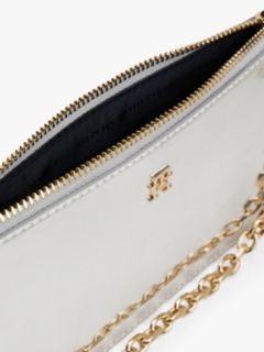 Hilfiger Icon Chain Strap Shoulder Pouch Bag — White 4