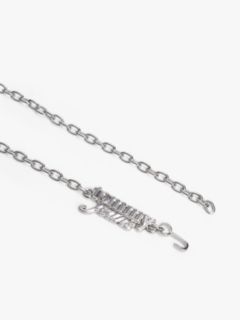 Logo Plaque Chain Belt — Grey 2