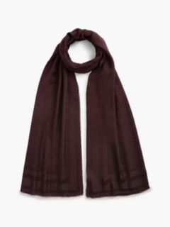 Tonal TH Monogram Scarf — Red 1