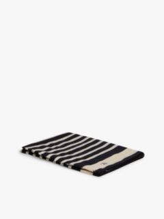 Chic TH Monogram Rectangular Scarf — Blue 3
