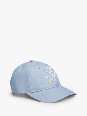 cappello da baseball con logo ricamato blue da donne tommy hilfiger