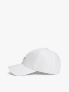 Pure Linen Piece Dyed Baseball Cap — White 3