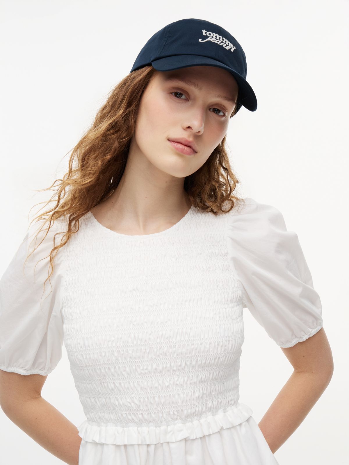 Logo Embroidery Baseball Cap — Blue