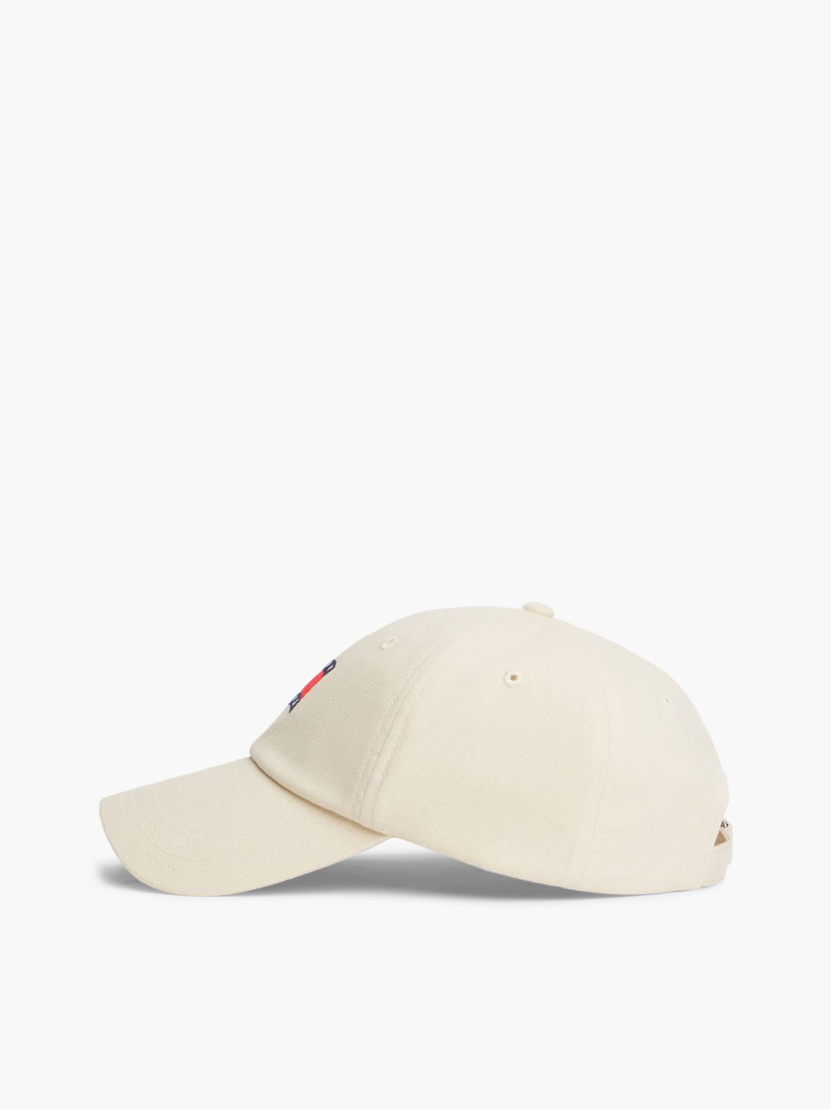 Wavy Flag Canvas Baseball Cap — Beige