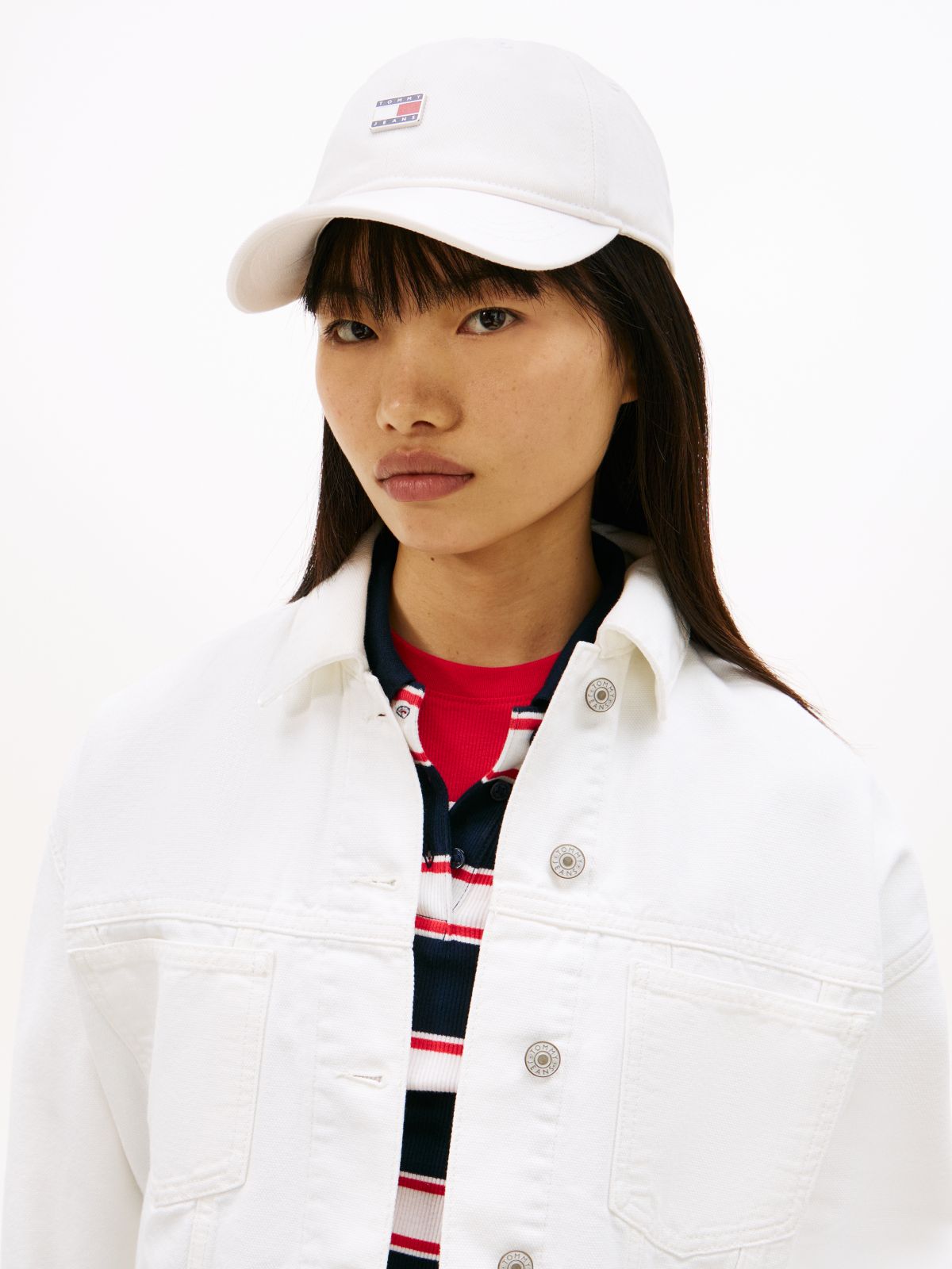 Heritage Plaque Baseball Cap — White
