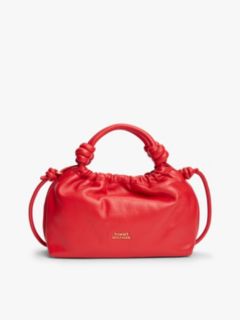 Soft Leather Crossbody Bag — Red 1