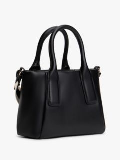 Essential Metallic Logo Crossbody Tote Bag — Black 2