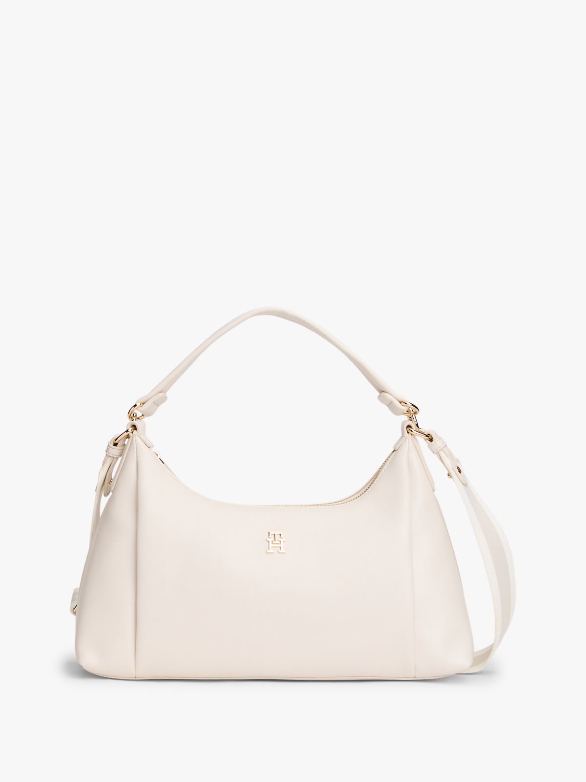 Essential Crossbody Shoulder Bag — Beige