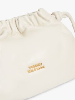 Soft Leather Crossbody Bag — Beige 3