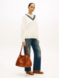 Soft Leather Hobo Bag — Brown 5