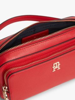 TH Monogram Crossbody Camera Bag — Red 4