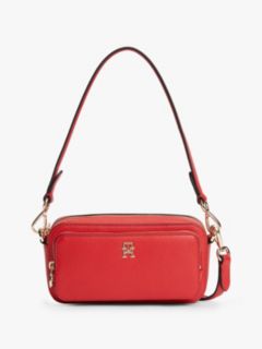 TH Monogram Crossbody Camera Bag — Red 1