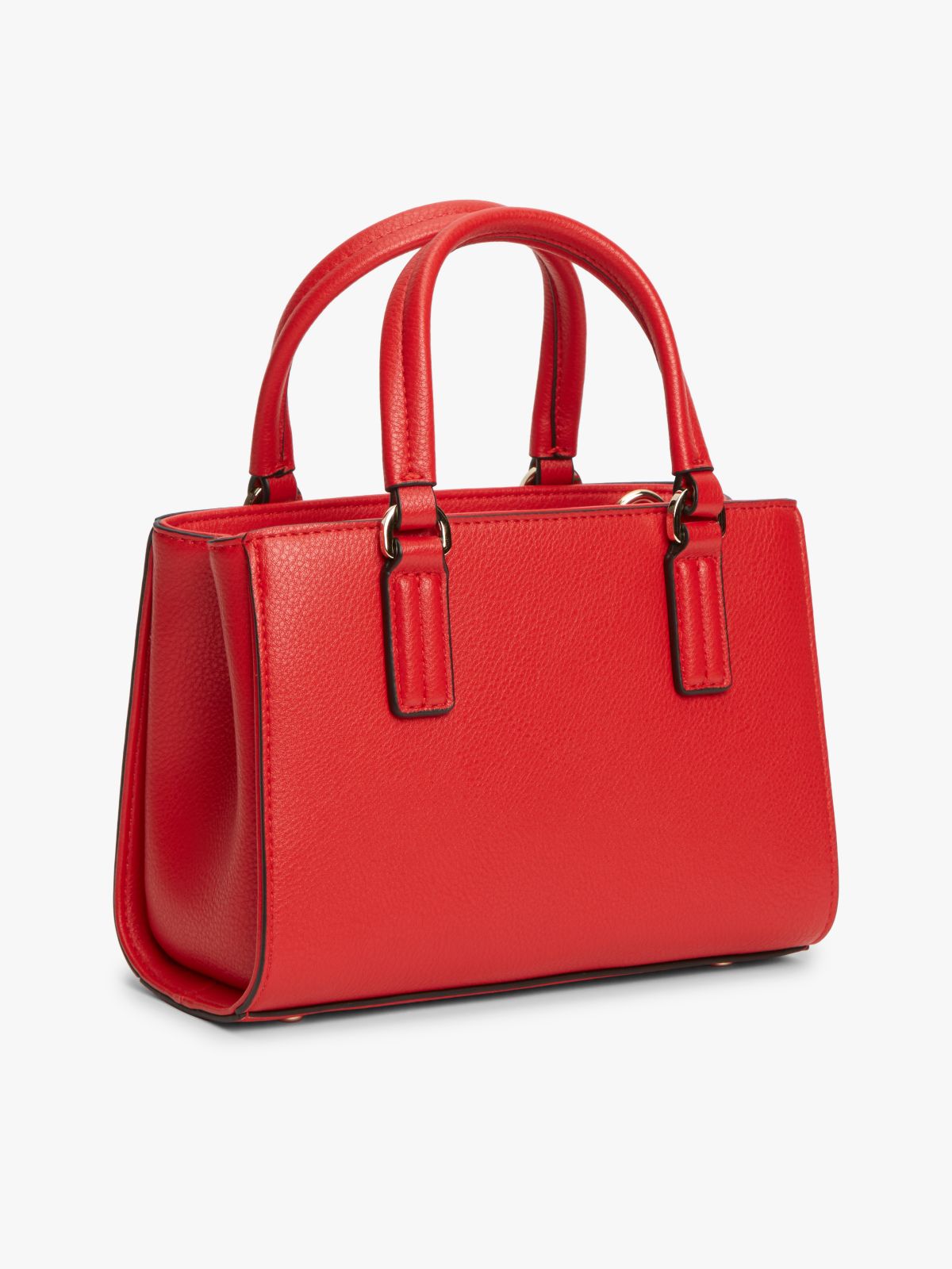 TH Monogram Crossbody Tote Bag — Red