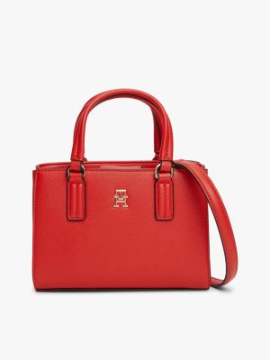 red th monogram crossbody-tote-bag für damen - tommy hilfiger