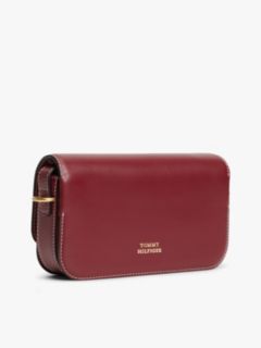 Logo Flap Leather Crossbody Bag — Brown 2