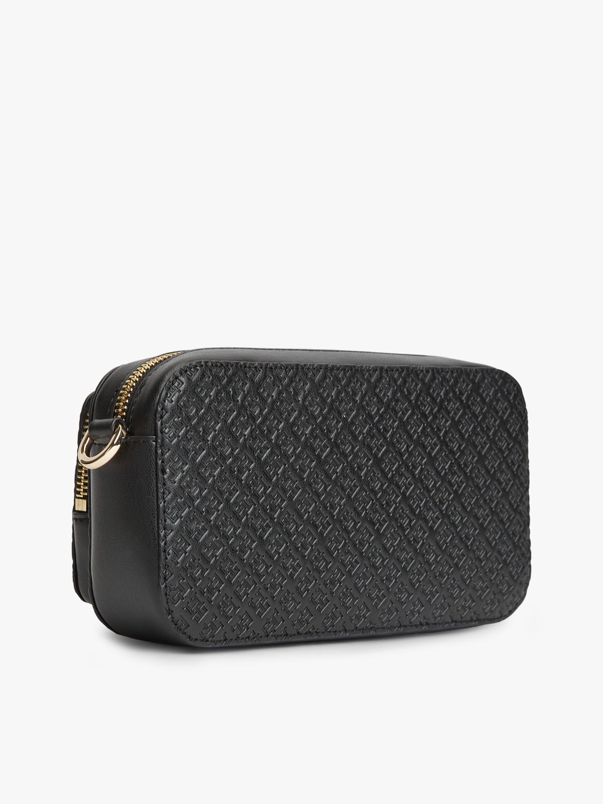 TH Monogram Crossbody Camera Bag — Black