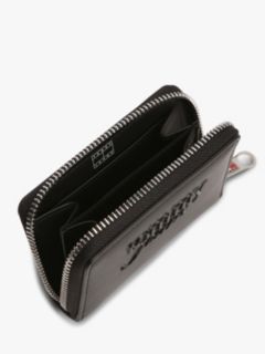 Essential Logo Zip-Around Wallet — Black 4