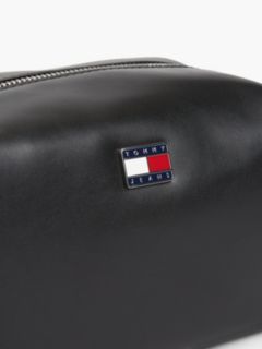 Logo Boxy Crossbody Camera Bag — Black 3