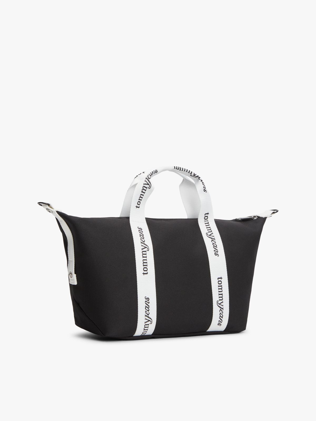 Essential Repeat Logo Crossbody Tote Bag — Black