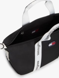 Essential Repeat Logo Crossbody Tote Bag — Black 3