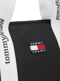 Essential Repeat Logo Crossbody Tote Bag — Black 4