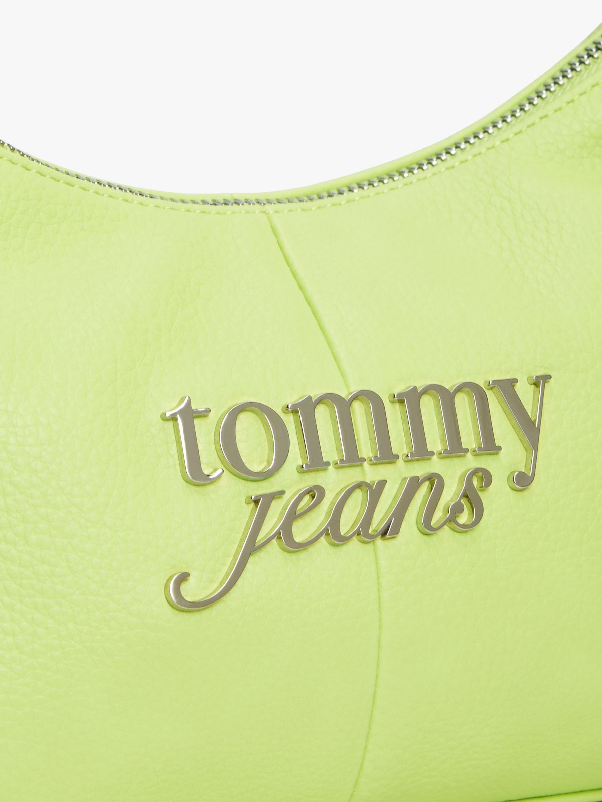 Metal Logo Shoulder Bag — Green