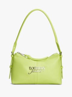 Metal Logo Shoulder Bag — Green 1