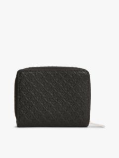 Hilfiger Icon Debossed Zip-Around Flap Wallet — Black 2