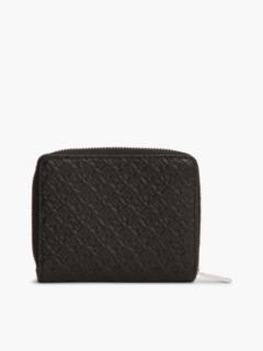 Hilfiger Icon Debossed Zip-Around Flap Wallet — Black 5