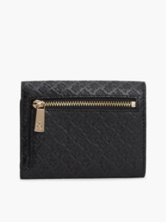 Hilfiger Icon Debossed Trifold Wallet — Black 5