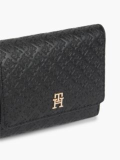 Hilfiger Icon Debossed Trifold Wallet — Black 6
