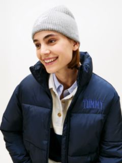 Cashmere Blend Logo Embroidery Beanie — Grey 4