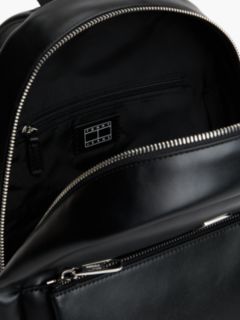 Logo Charm Dome Backpack — Black 4