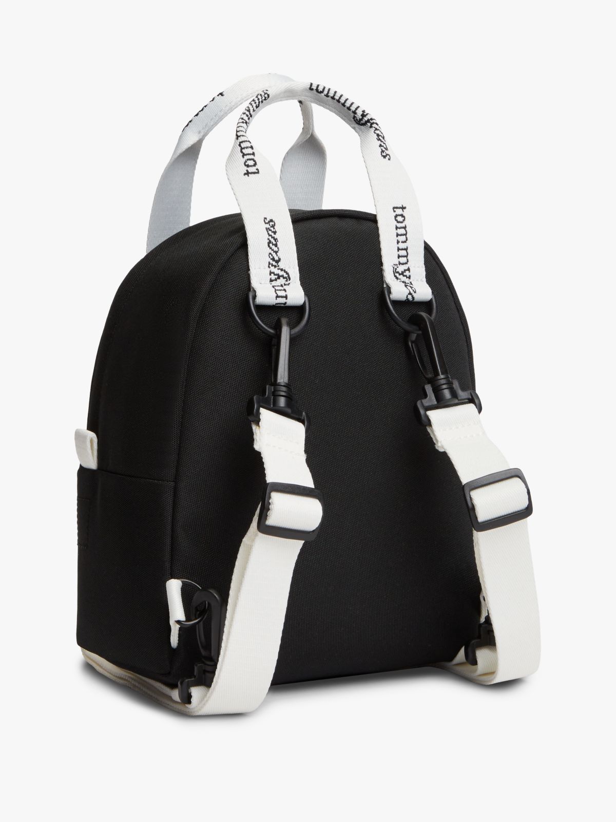 Essential Repeat Logo Dome Backpack — Black