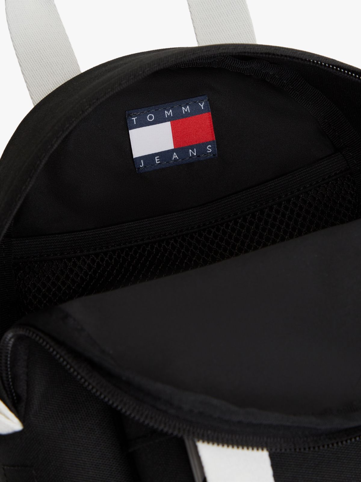 Essential Repeat Logo Dome Backpack — Black