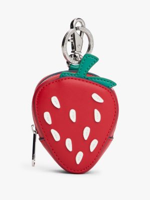 portamonete a forma di fragola red da donne tommy jeans