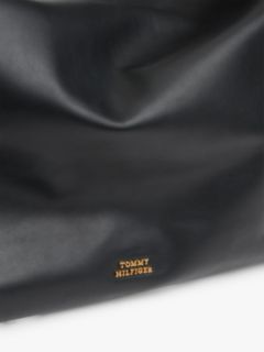 Leather Tassel Hobo Bag — Black 3
