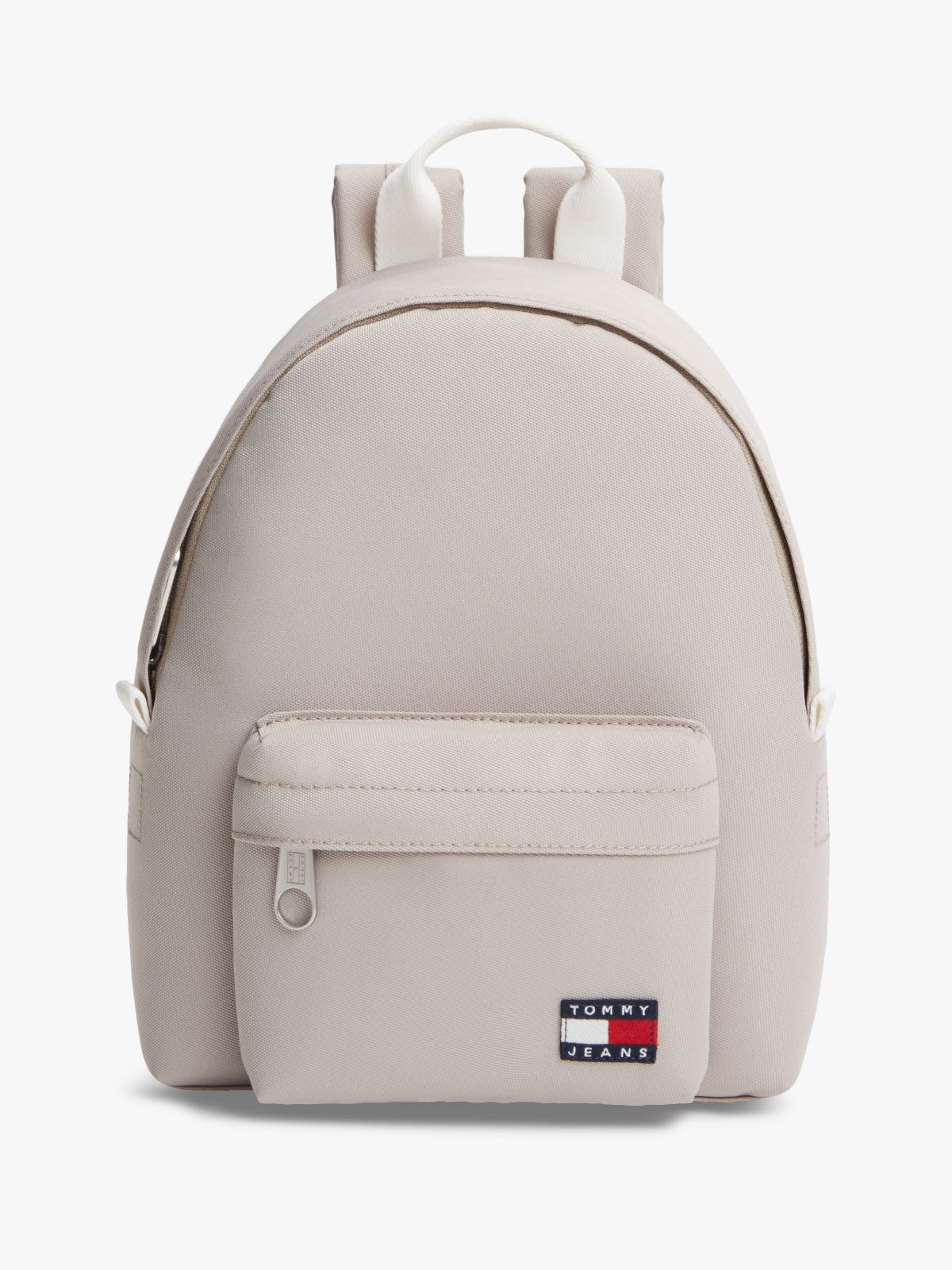 Essential Logo Dome Backpack — Beige