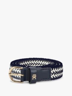 Essential TH Monogram Braided Elastic Belt — Multi 4