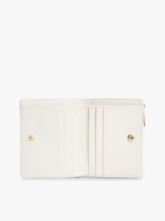 Quilted TH Monogram Bifold Wallet — Beige 3