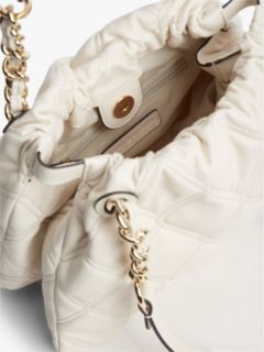 TH Monogram Quilted Tote Bag — Beige 4