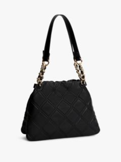 TH Monogram Quilted Tote Bag — Black 3