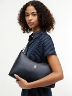 Hilfiger Icon Pebble Grain Shoulder Bag — Black 2