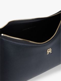 Hilfiger Icon Pebble Grain Shoulder Bag — Black 4